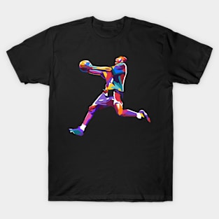 Basketball Pop Art T-Shirt